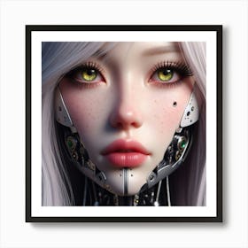 Robot Girl 11 Art Print