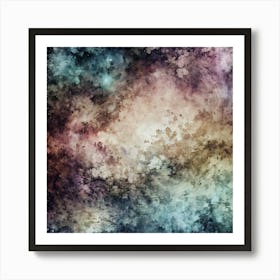 Galaxy Background Art Print