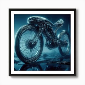 Futuristic Motorcycle 9 Art Print