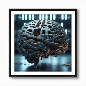 Robot Brain 11 Art Print