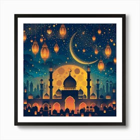 Ramadan Background 7 Art Print