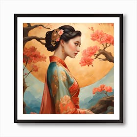 Asian Woman Art Print