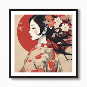 Asian Girl 7 Art Print