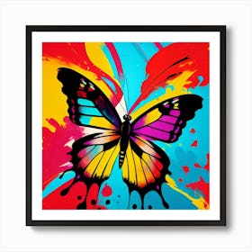 Butterfly Painting 159 Art Print