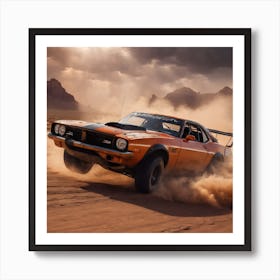 Desert Race 6 Art Print