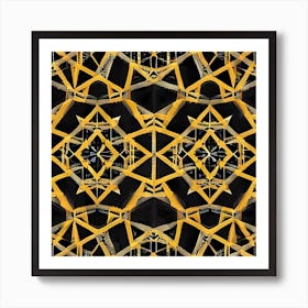 Abstract Geometric Pattern 5 Art Print