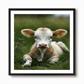 Baby Calf Art Print