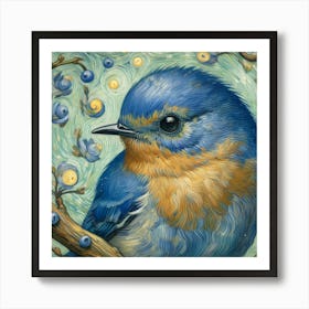 Bluebird 2 Art Print