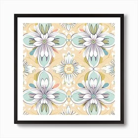 Floral Pattern 8 Art Print