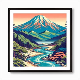 Mt Fuji 1 Art Print