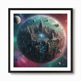 Space City Art Print