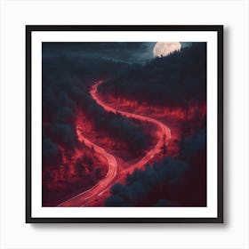 The Red Road Art Print