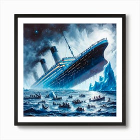 Titanic Art Print