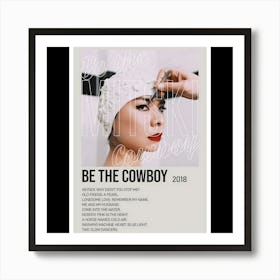 Be the Cowboy - Mitski, 2018 Art Print