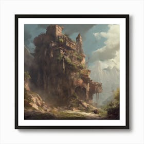 Fantasy Castle 92 Art Print