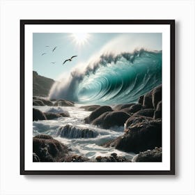 Ocean Wave 2 Art Print