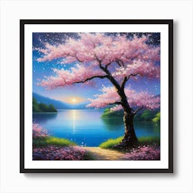 Cherry Blossom Tree 28 Art Print