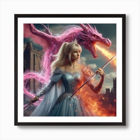 Princess Dragoness Art Print