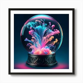 Snow Globe Art Print