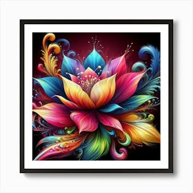 Lotus Flower 3 Art Print