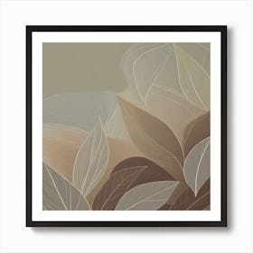 Firefly An Illustration Of Translucent Beautiful Autumn Leaves And Foliage 69744 (1) Art Print