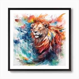 AI Serenade of the Wild Art Print