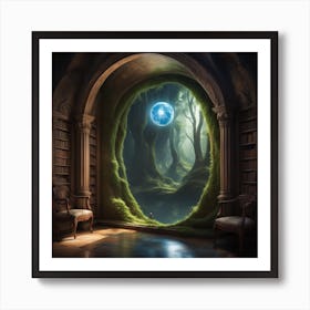 Doorway Into The Forest Art Print