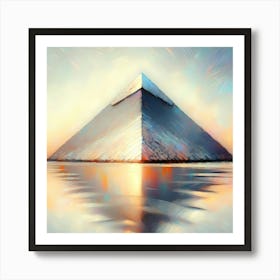 Egyptian Pyramid - Painting Art Print