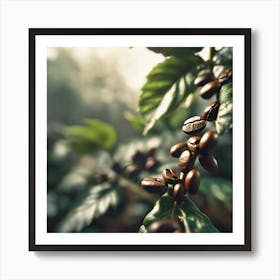 Coffee Beans On A Tree 62 Art Print