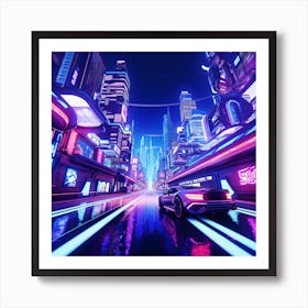 Futuristic City Art Print