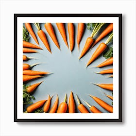 Carrots In A Circle 27 Art Print