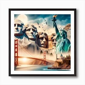 United States Of America 1 Art Print