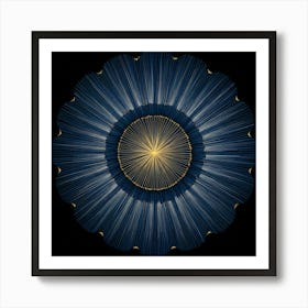 'Blue Flower' Art Print