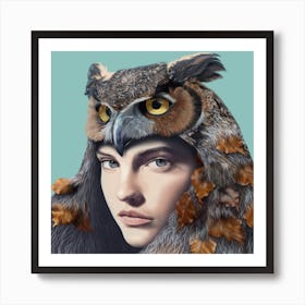 Owl Portrait Art Print