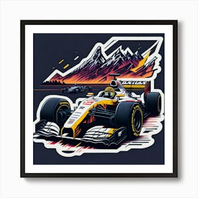 Artwork Graphic Formula1 (27) Art Print
