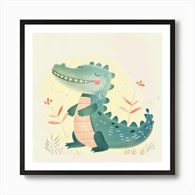 Charming Illustration Alligator 2 Poster