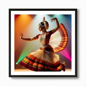 Indian Classical Dance Art Print
