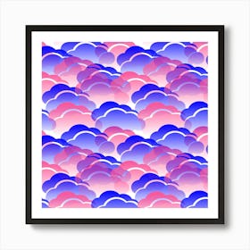 Pink Clouds Art Print