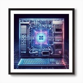 Computer Screen Art Print