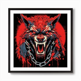 Wolf Head 6 Art Print