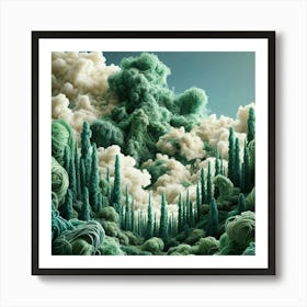 Forest Of Trees Art Print