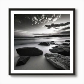 Rocky Shore Art Print