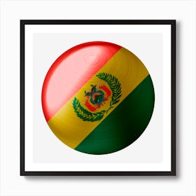 Bolivia Flag Country National Art Print