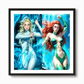 Little Mermaid 1 Art Print