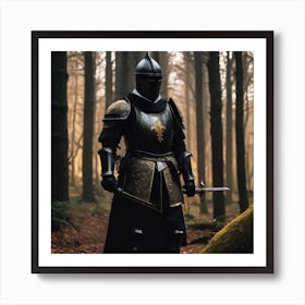 Knight With Daggers Art Print