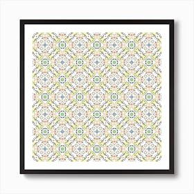 pixel pattern made from small squares Art Print