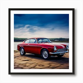 Vauxhall Car Automobile Vehicle Automotive British Brand Logo Iconic Classic Heritage Leg Art Print