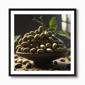 Coffee Beans In A Bowl 17 Art Print