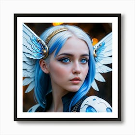 Blue Angel 5 Art Print