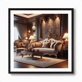 Traditional Living Room Art Print